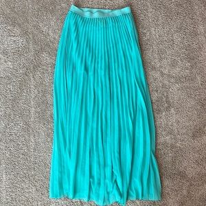 Flowy Teal Long Skirt